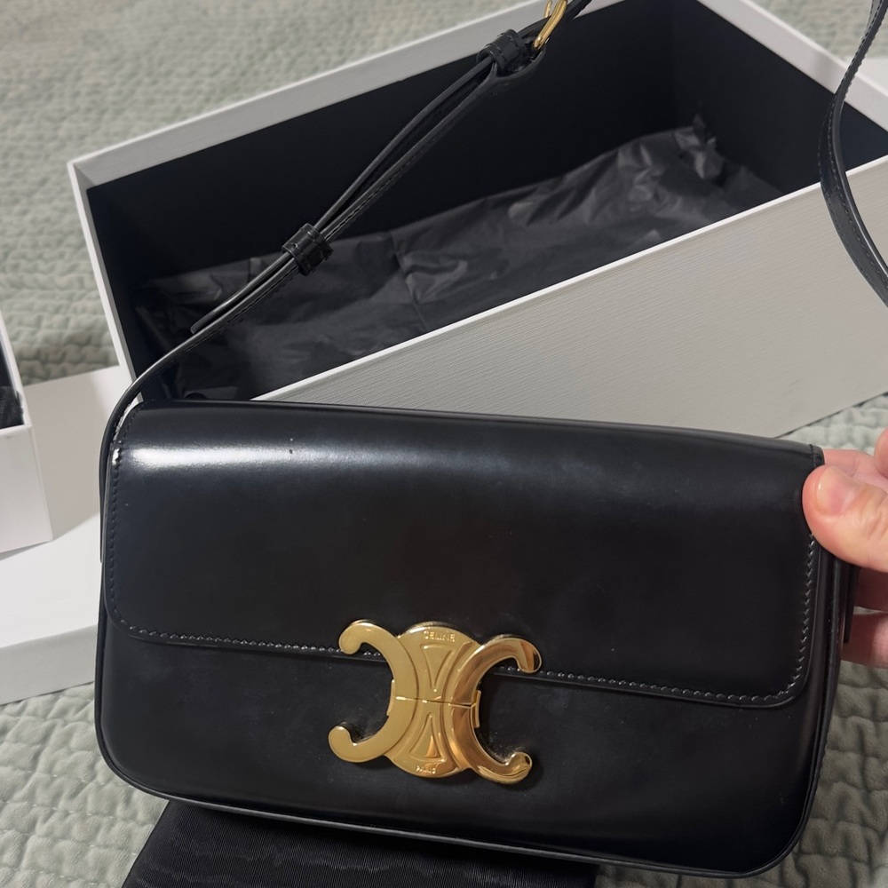 Celine Triomphe Claude Shoulder Bag